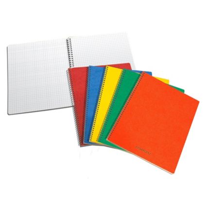 Carnet de notes spiralé Aurora 75 x 110 mm carreaux 5 x 5 mm 40 feuilles